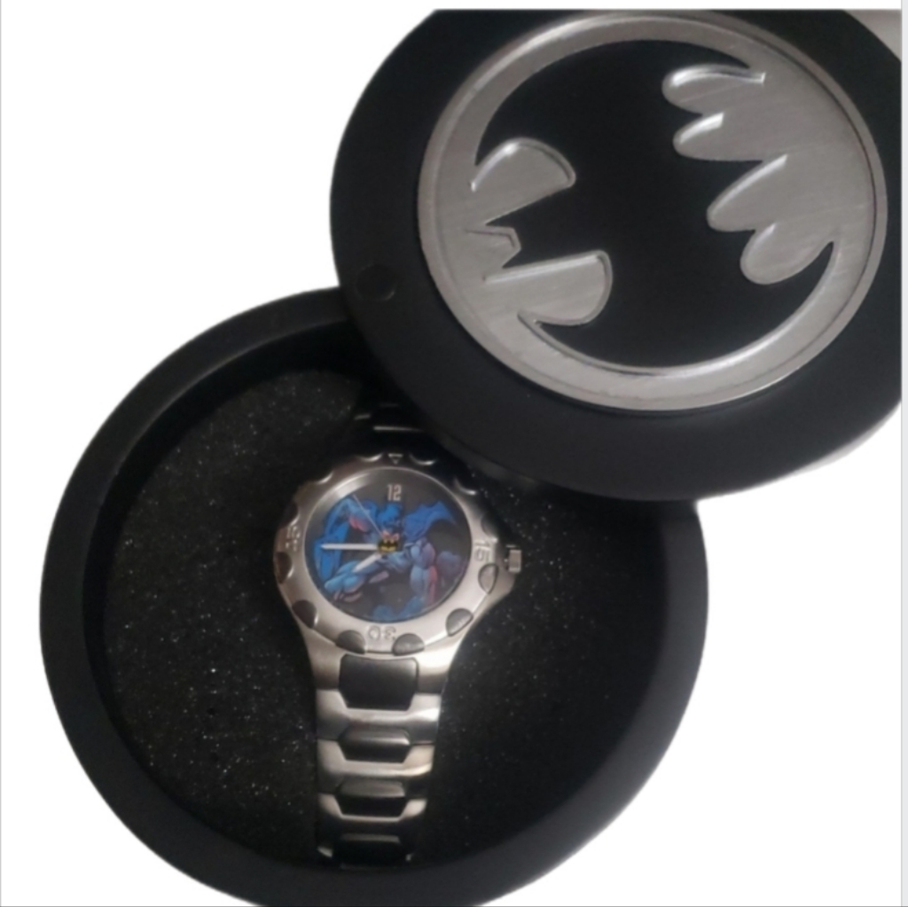 Fossil Batman Bat-Signal Limited Edition Watch Y2k 2000 New In Box